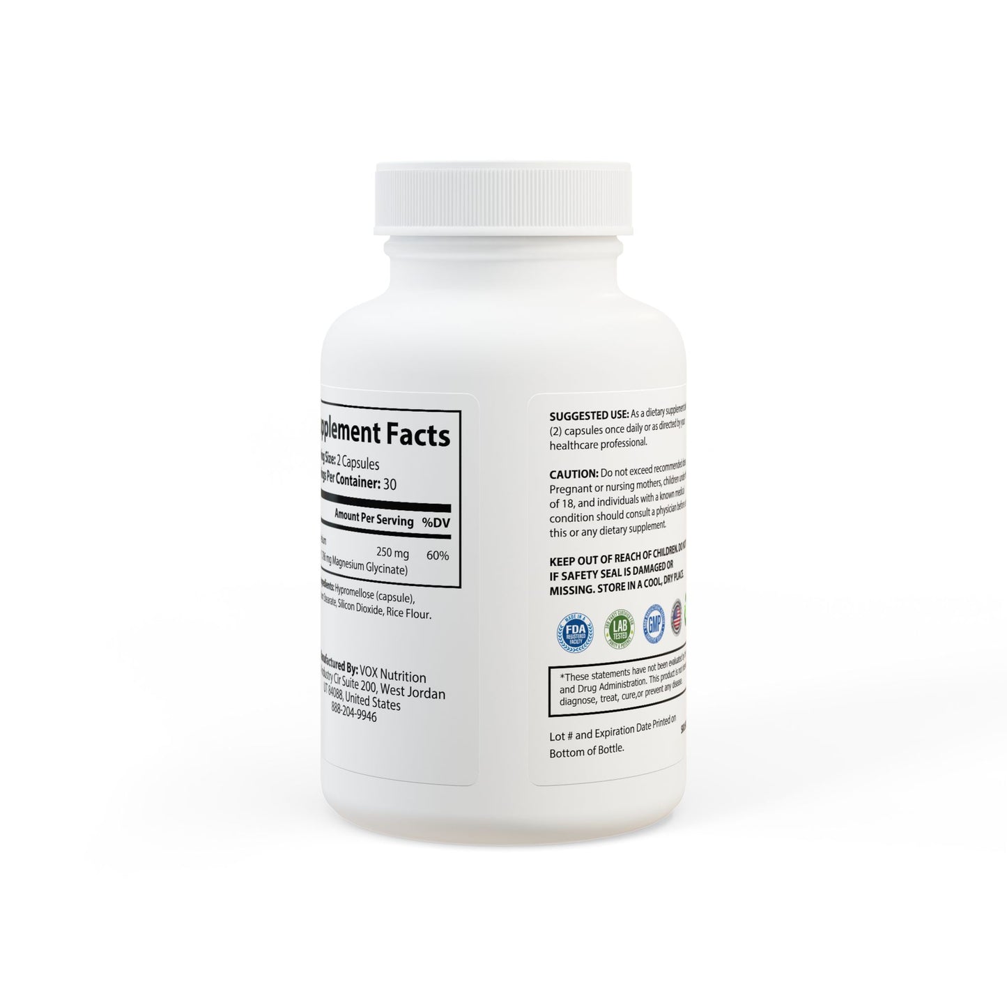 Magnesium Glycinate Capsules. Magnesio Glicinato para Salud Diaria y Mejor Sueño (60 ct Incluye Ebook - Ritual Nocturno Completo Suplemento + Guía Digital + Checklist + Diarios + Bono de Rescate