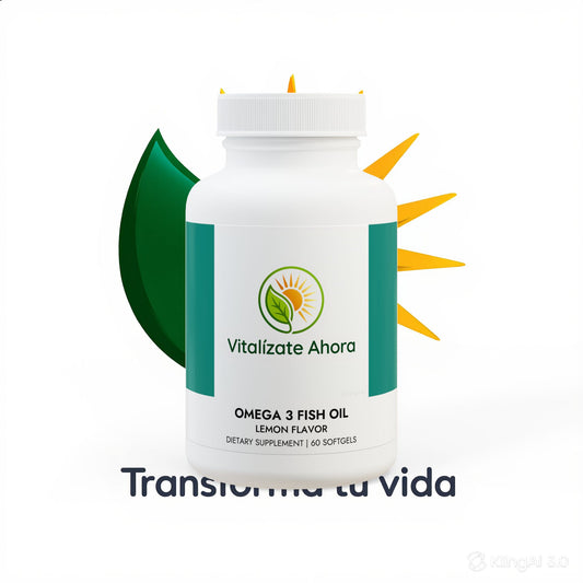Omega 3 Fish Oil Supplemento (60 capsulas